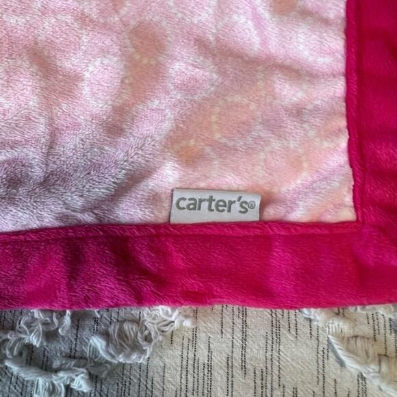 Carter's Ladybug Security Blanket Pink Plush Soft Lovey - Picture 4 of 7